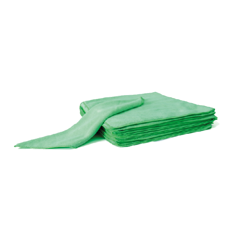 Microfiber towel 40x40cm 300gr green - Microfiber towels